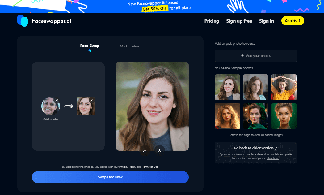 Get Your Digital Identity with AI Faceswapper