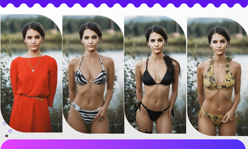 AI Virtual Dressing Rooms: How to Use AI to Try On Bikini in Photo